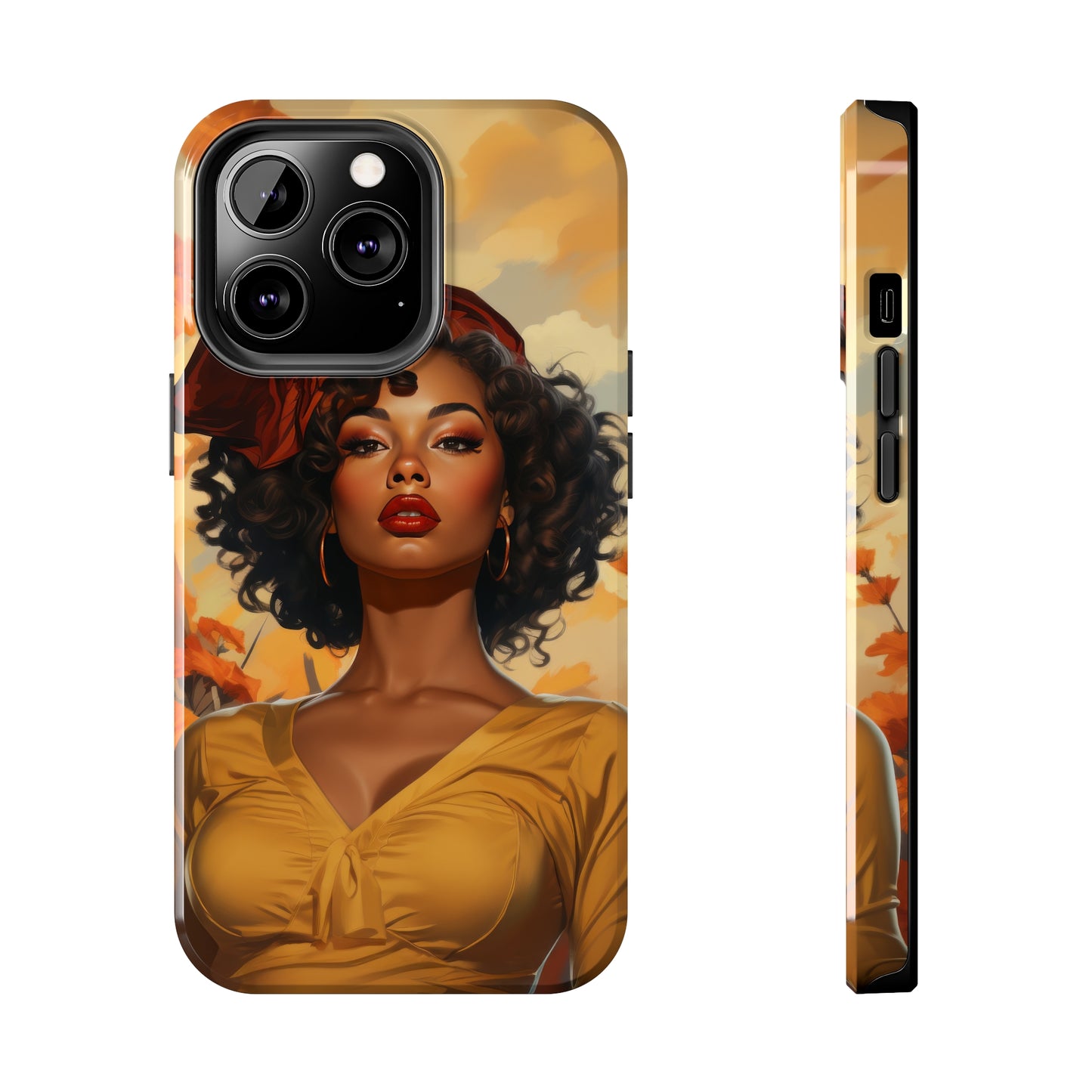 Dual-Layer Protection iPhone Case - Autumn Vibes