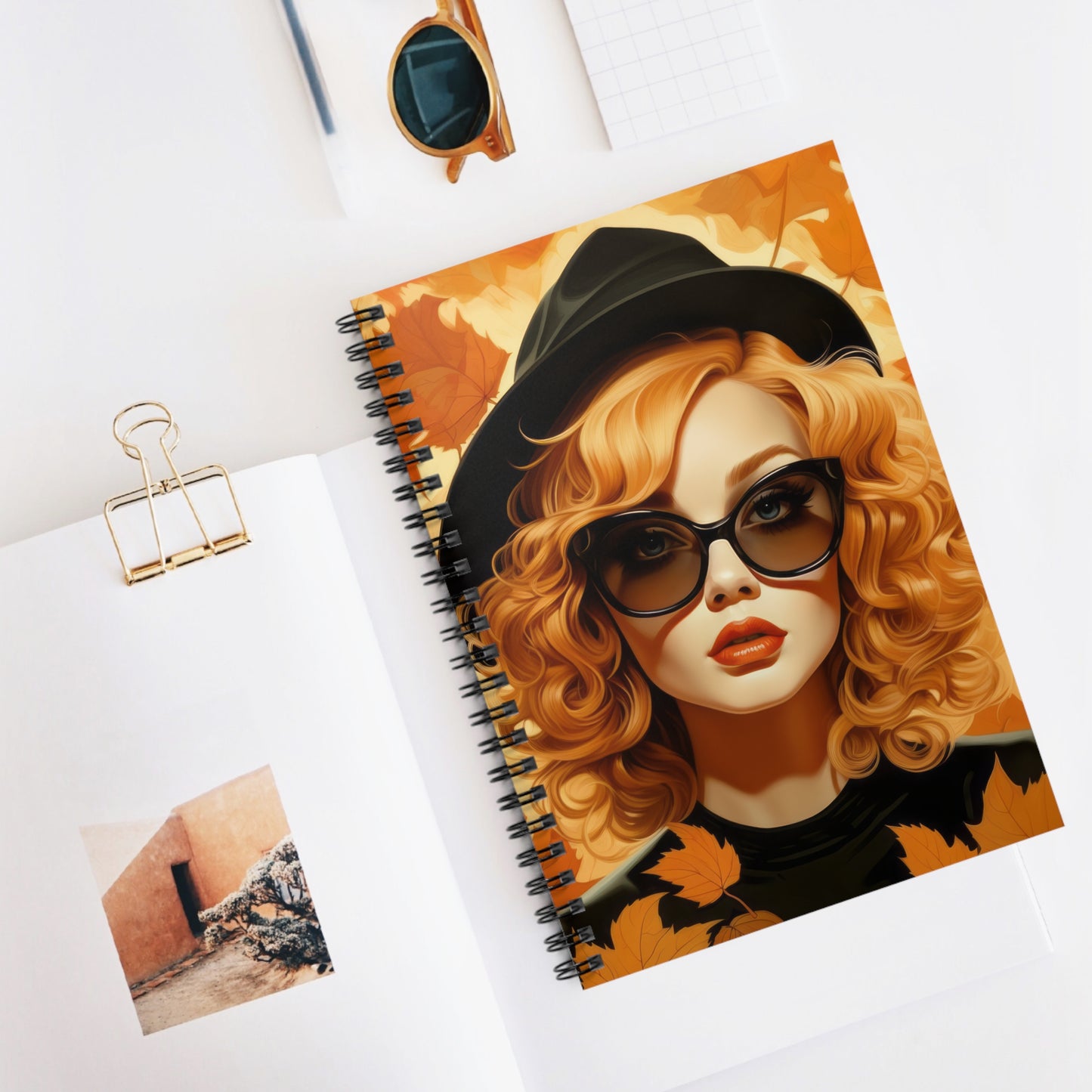 Spiral Notebook - Autumn Vibes Halloween