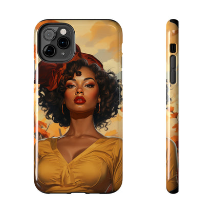 Dual-Layer Protection iPhone Case - Autumn Vibes