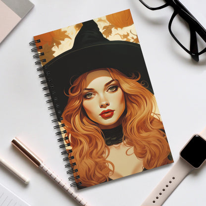 Spiral Notebook - Autumn Vibes Halloween