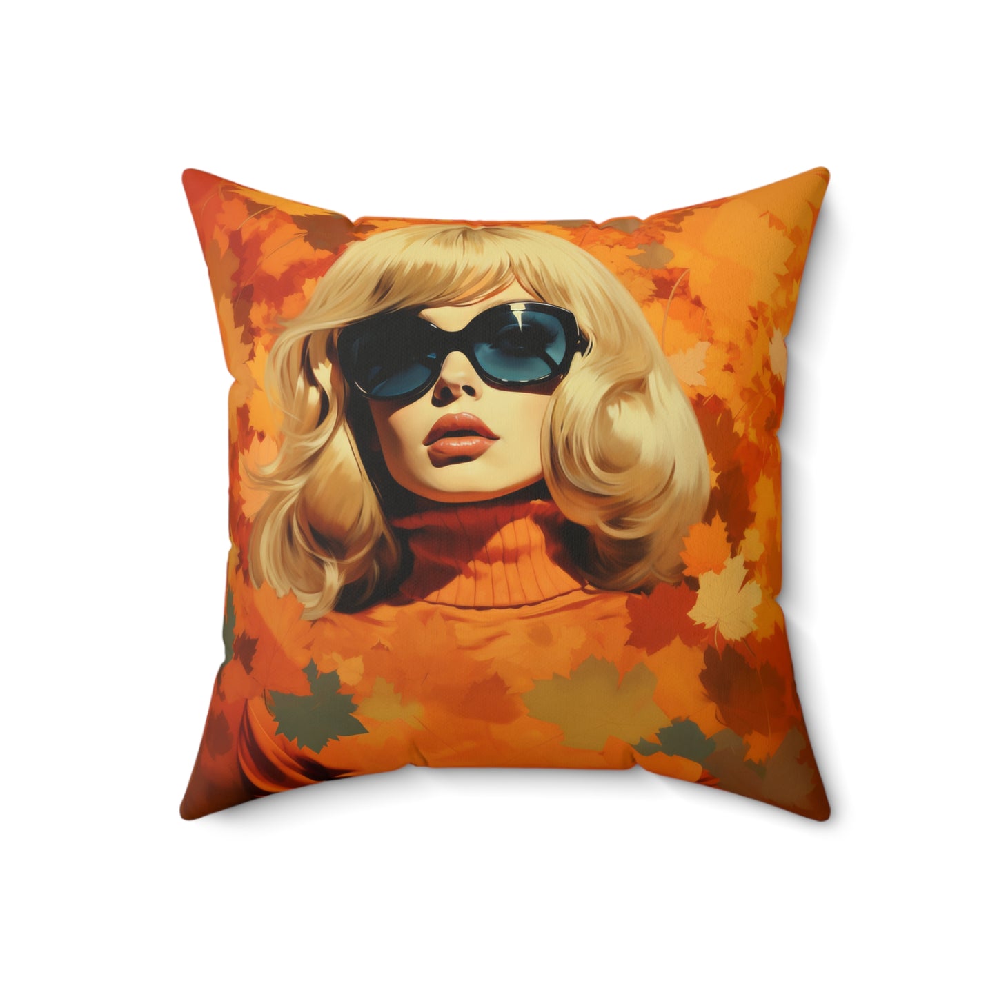 Square Canvas Pillow Autumn Vibes