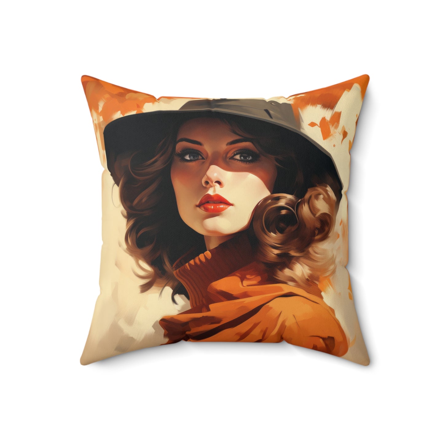 Square Canvas Pillow Autumn Vibes