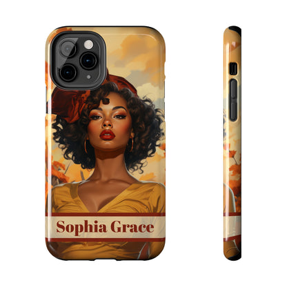 Personalized iPhone Case Autumn Vibes