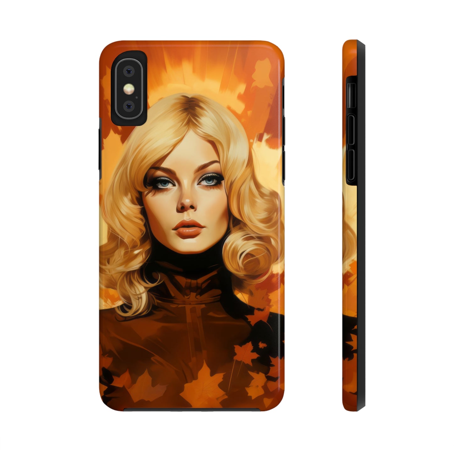 Dual-Layer Protection iPhone Case - Autumn Vibes